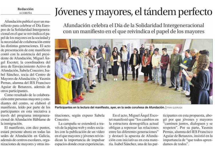 jovenes mayores tandem perfecto