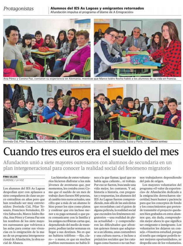 tres euros sueldo mes